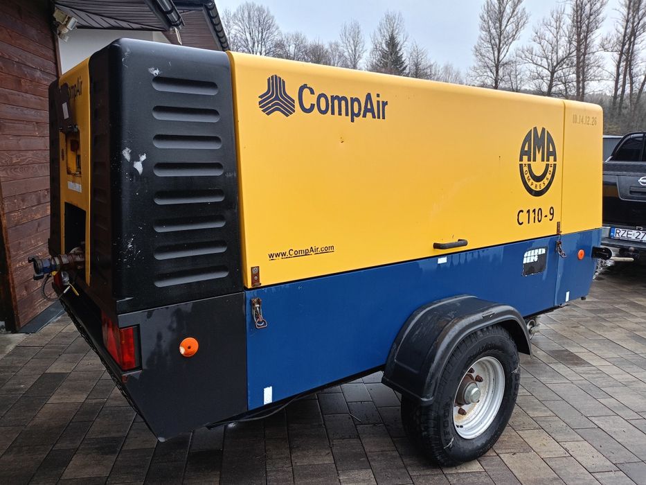Sprężarka kompresor śrubowy CompAir C110-9
