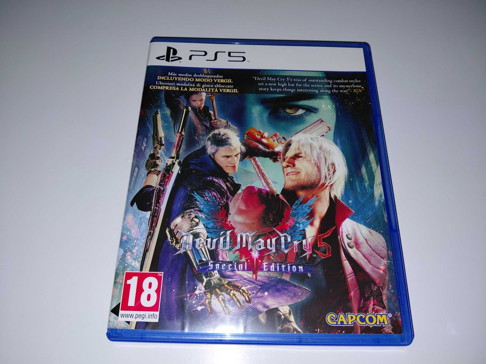 ps5 DEVIL MAY CRY 5 SPECIAL EDITION PL po polsku klasyk slasher