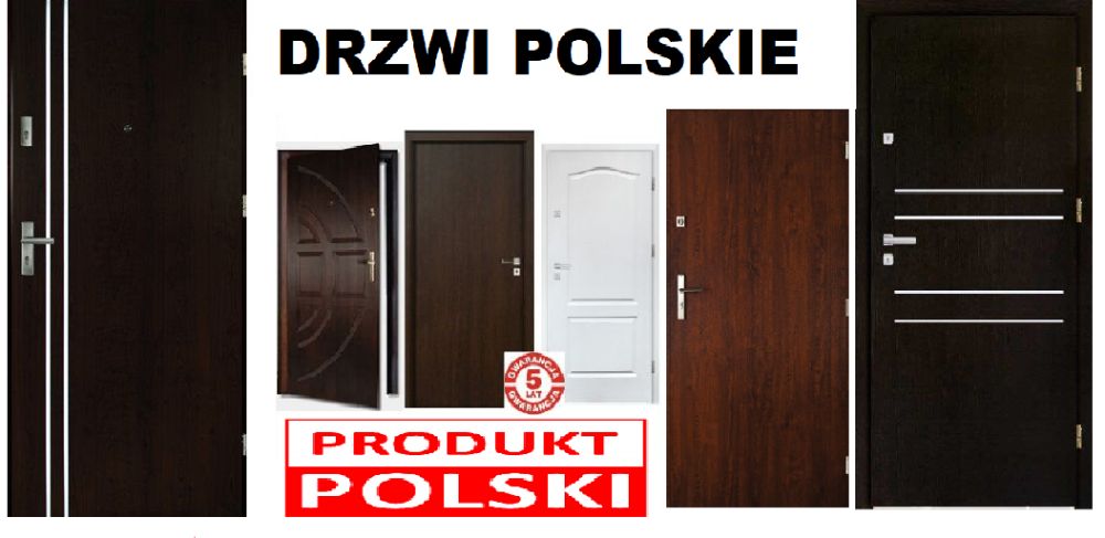 Drzwi zewnętrzne ,WEJŚCIOWE do mieszkania-wewnątrzklatkowe z montażem.