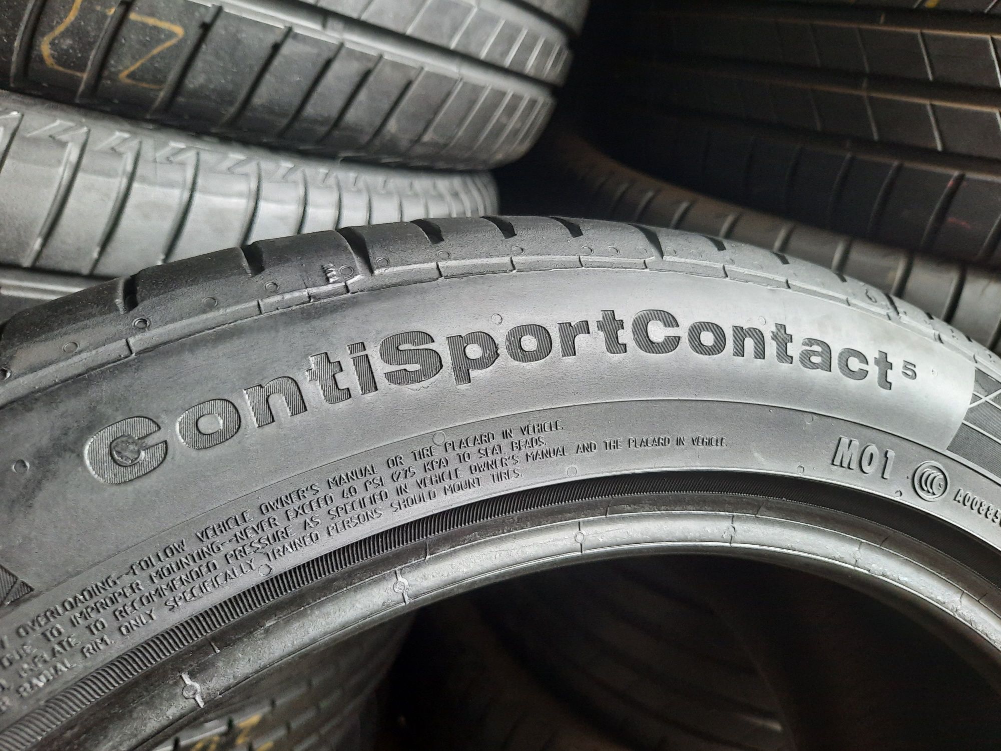 Літні шини 245/45 R19 Continental ContiSportContact 5 2шт. 80% 2020