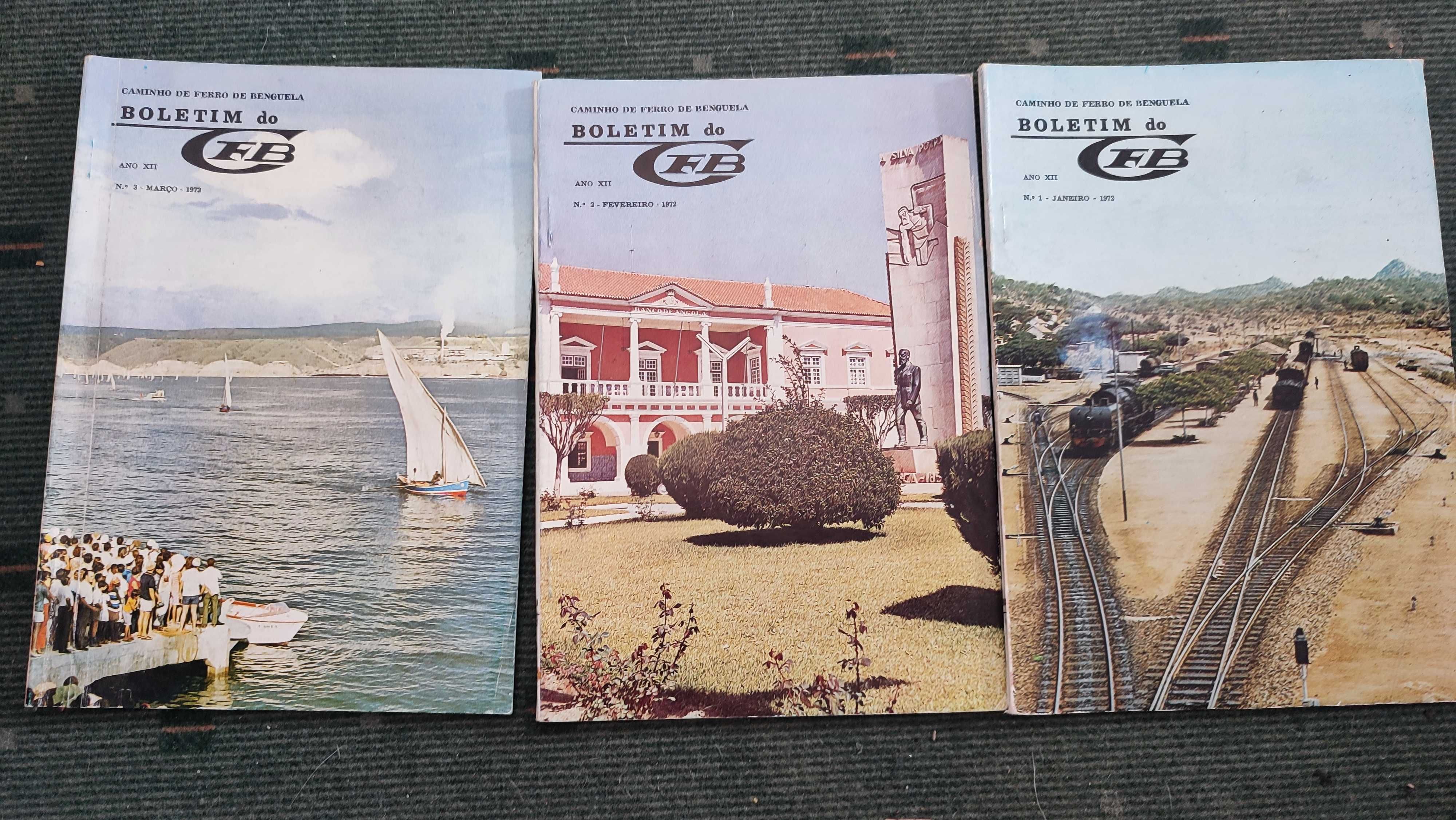 15 Revistas Boletim do caminho de Ferro de Benguela - 1971 e 1972