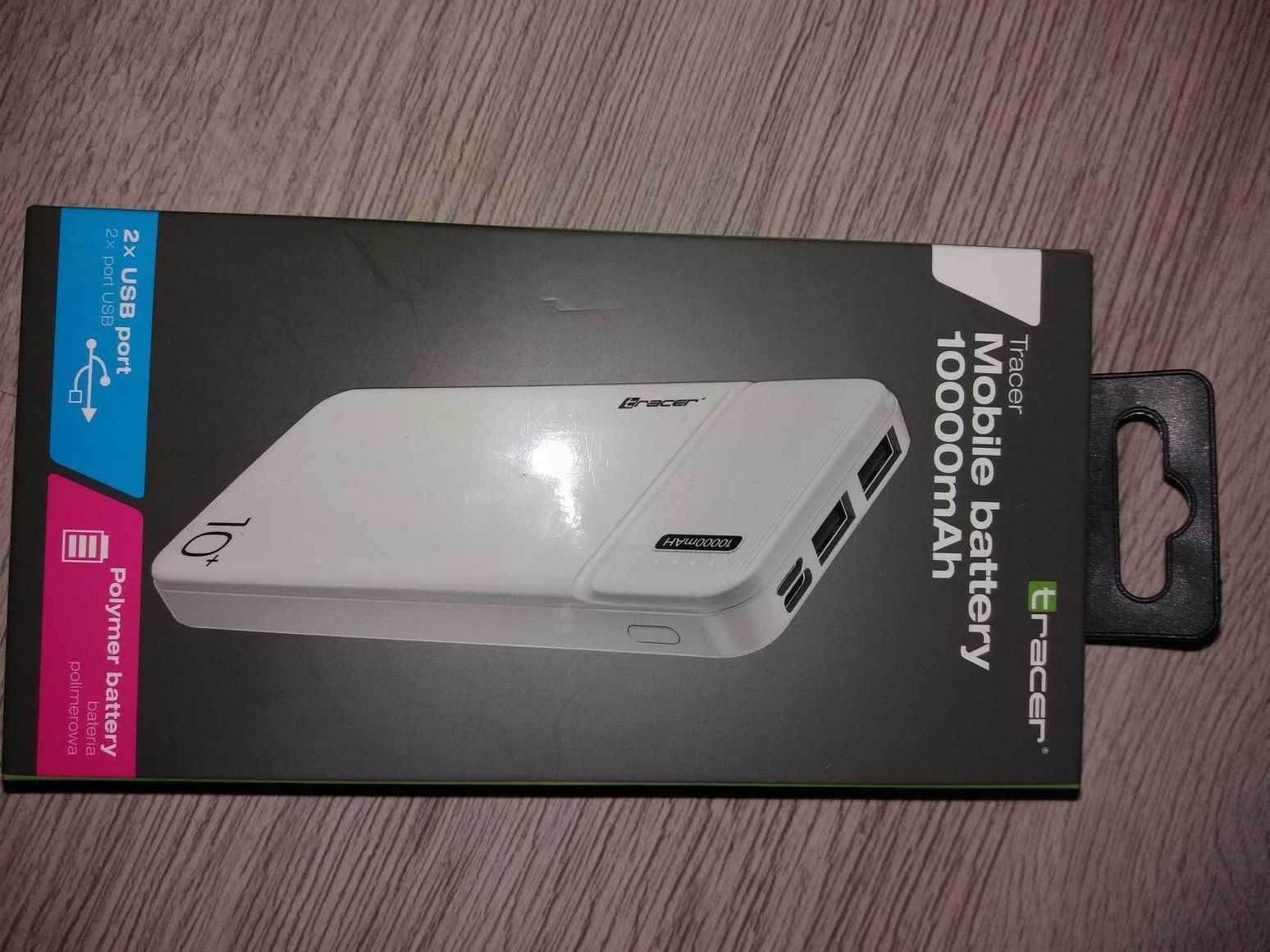 Повербанк.Powerbank Tracer 10000 MAh 2A. New.