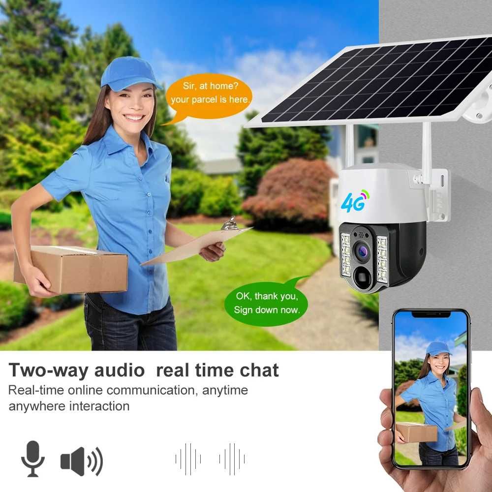 [NOVO] Câmara Vigilância • Painel Solar • 4G • 3 MP • Rotativa 360º