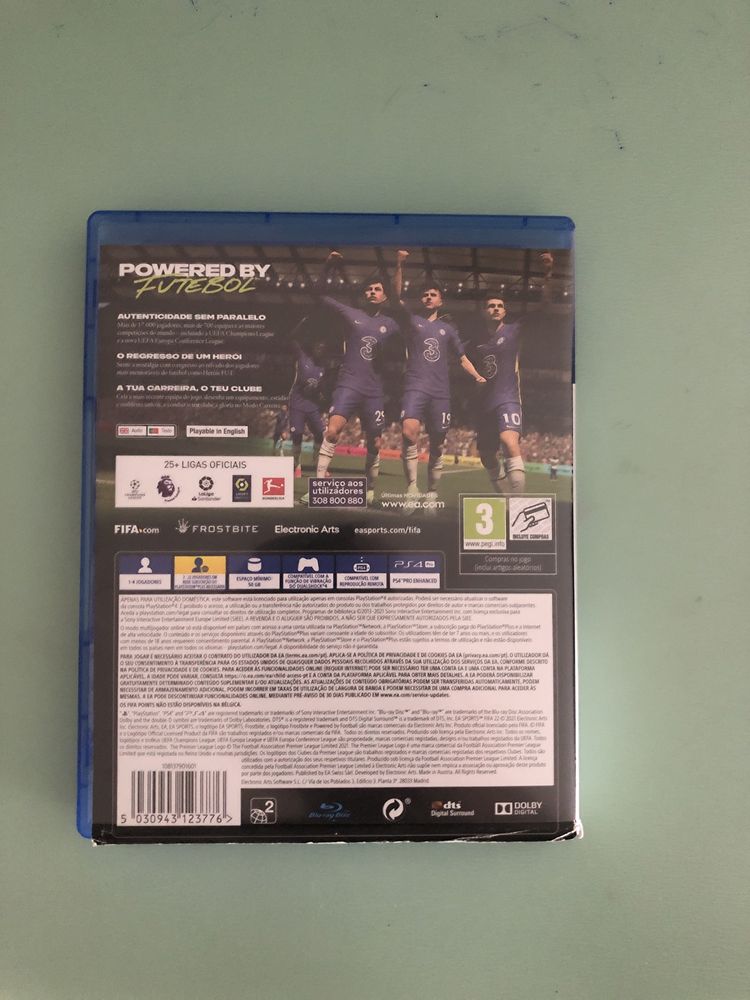 Jogo Fifa 22 novo para ps4