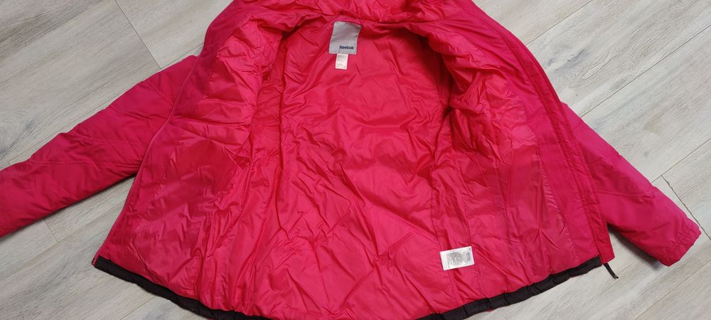 Пуховик Reebok розовый