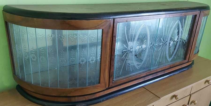 Serwantka, witryna, art deco okazja, możliwość polak. dowolny RAL