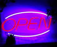 Neon LED "OPEN" – Świecący znak do sklepu, baru, lokalu – Nowy!