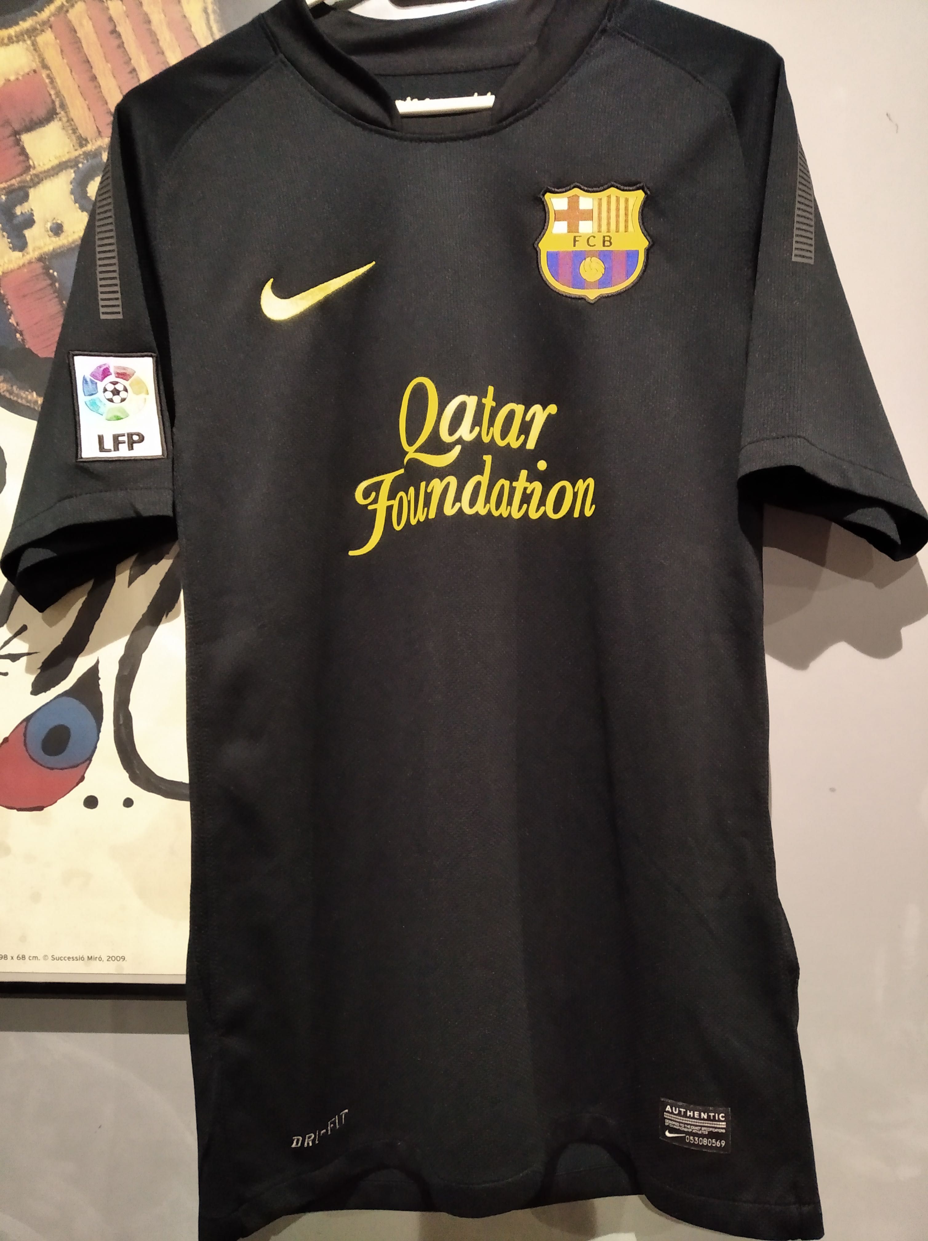 wyjazdowa koszulka Fc Barcelony z sezonu 2011/12 rozmiar S
