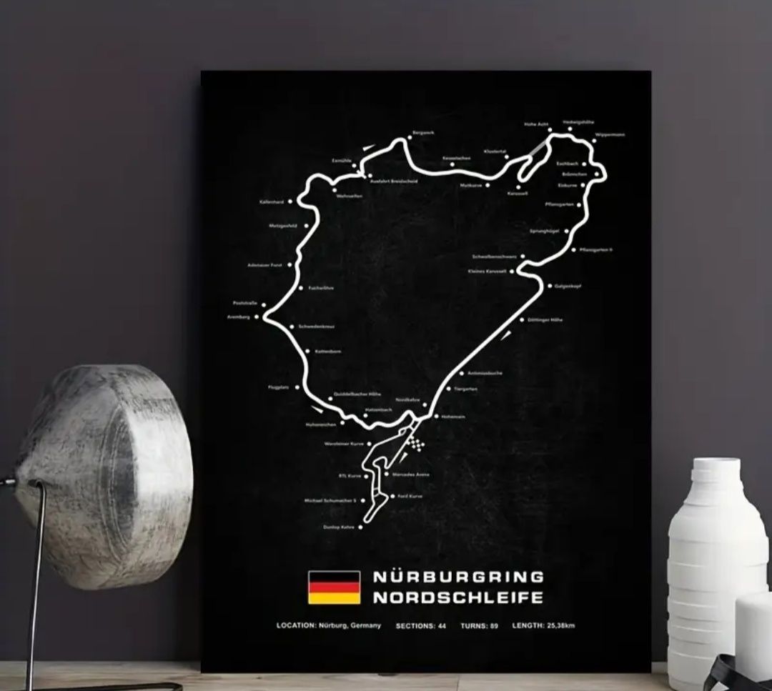 Plakat Nürburgring Nordschleife