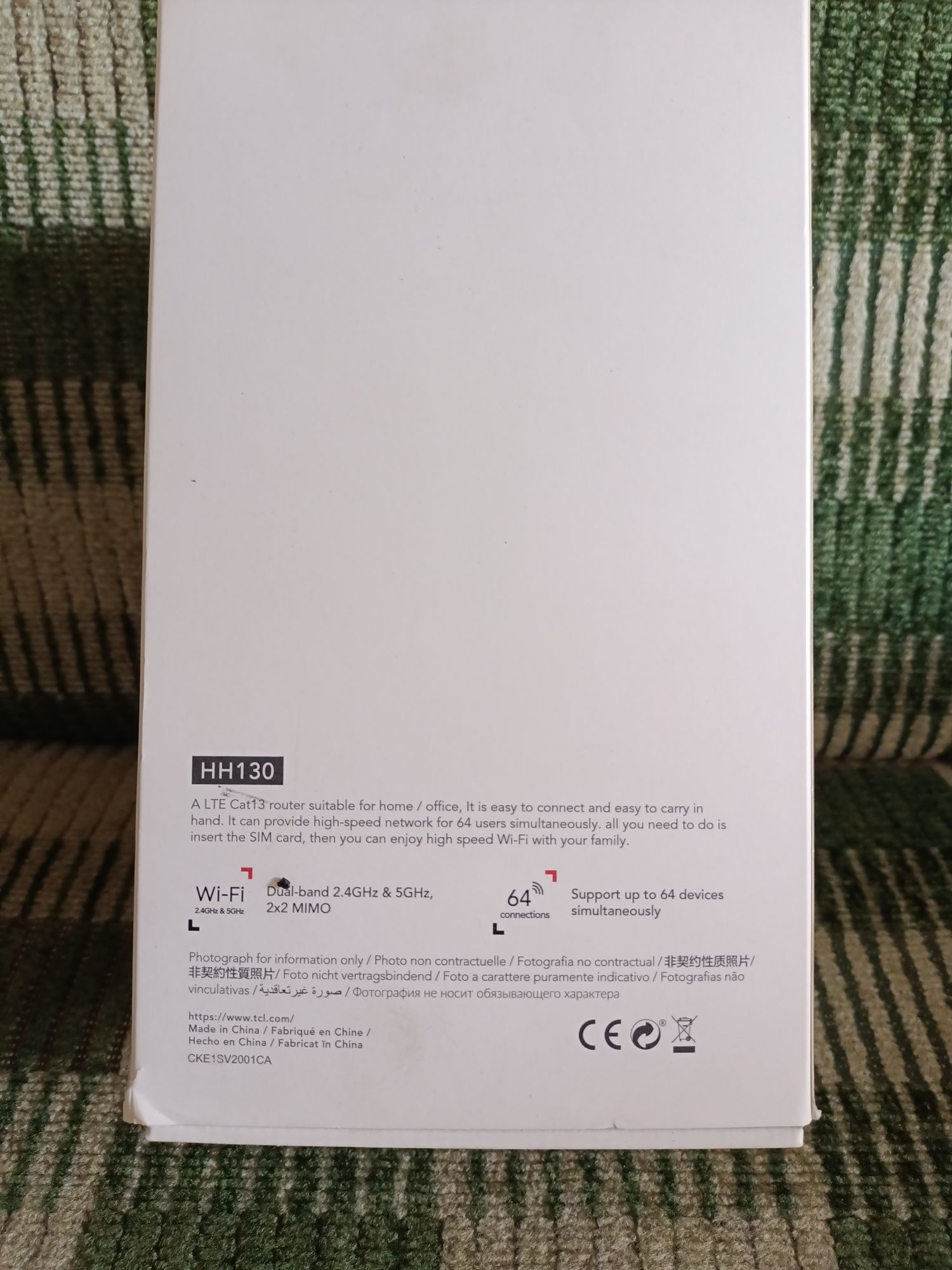 Router TCL LINK HUB Lte Cat 13 Home station