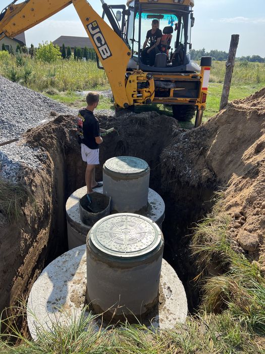 Септик під ключ Копка Каналізацій Вигрібних ям траншей кільця бетонні
