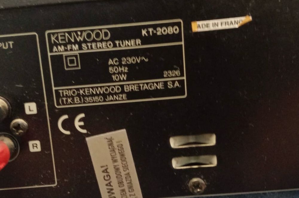 Wieża VINTAGE Kenwood(odtwarzacz CD, wzmacniacz, tuner)