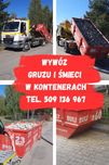 Wywóz gruzu Warszawa śmieci odpadów worki BIG BAG kontener na gruz
