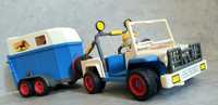 Playmobil Geobra Jeep Horse Trailer