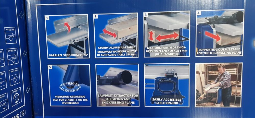 grubościówka wyrówniarka Einhell BT HM 254