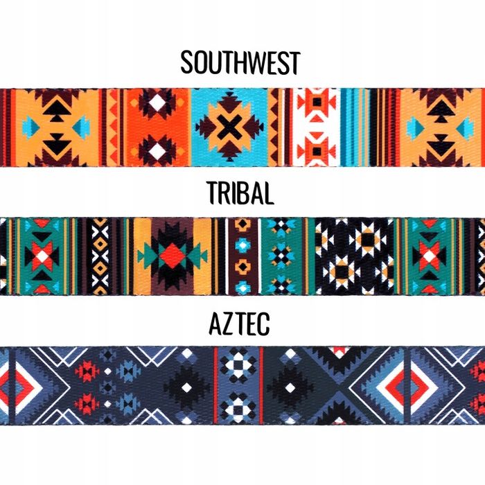 Wzorzysta Obroża Dla Psa Zielony Rozmiar S