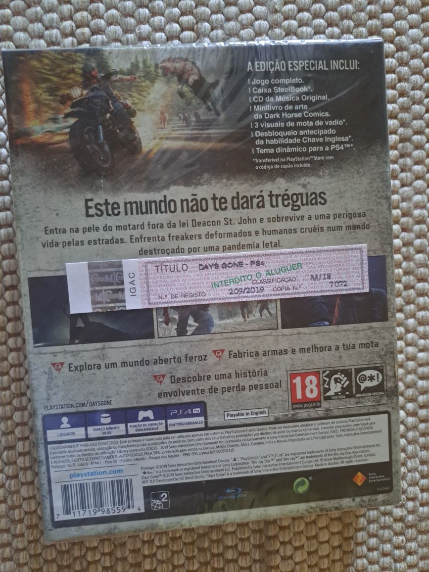 Days Gone Edição Especial Selado