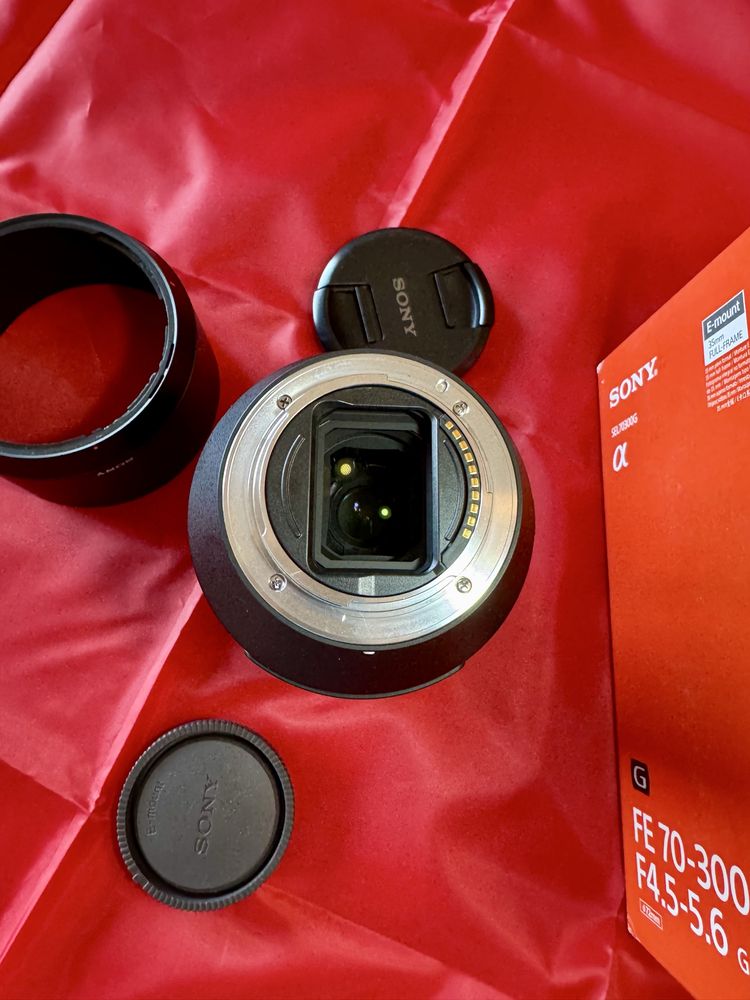 Lente Sony FE 70-300/4.5-5.6 OSS G excelente