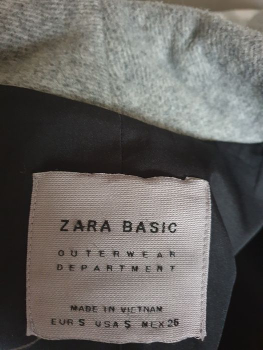 Płaszcz szlafrokowy z wełną Zara S,XS,M.
