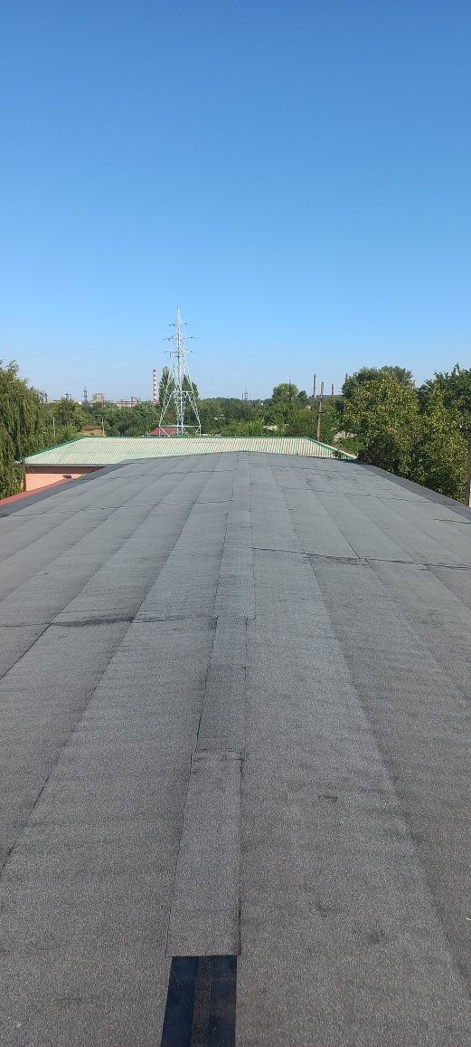Ремонт кровли (крыш). Мелко срочный ремонт. Мягкая кровля. Рубероид.
