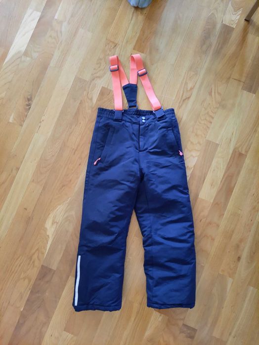 Spodnie zimowe narciarskie dla dziewczynki 5-10-15 r128