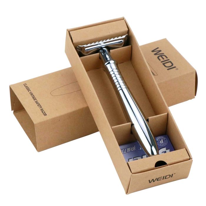 Високоякісний станок бритва для гоління+5 лез в подарунок.