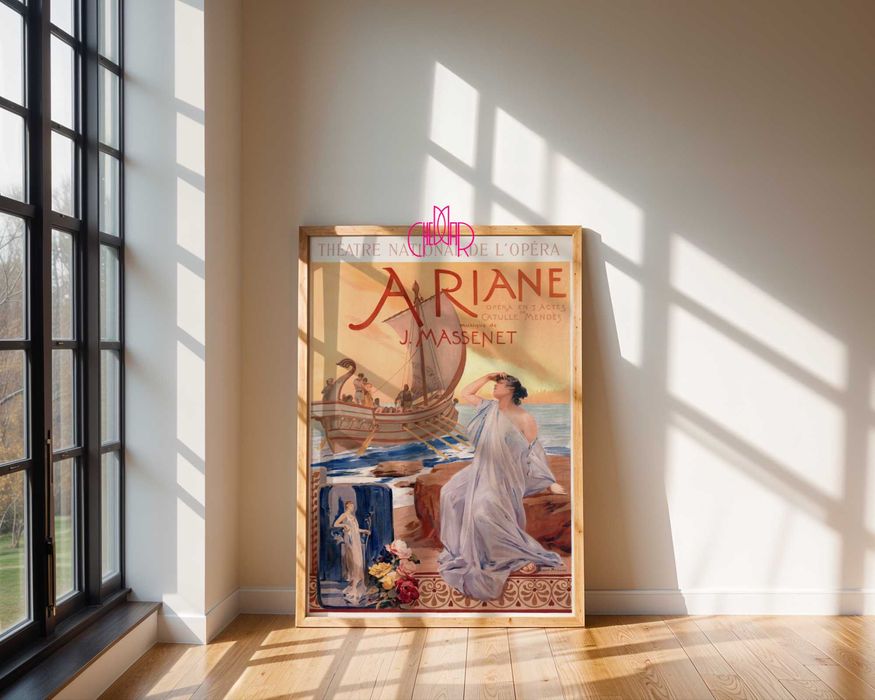 Plakat ,,Ariane – Teatr Narodowy La'Opera", Grecja, 40x50
