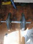 Nowy hantel żeliwny 13kg 2x5kg i 2x1.25kg cena 100zl