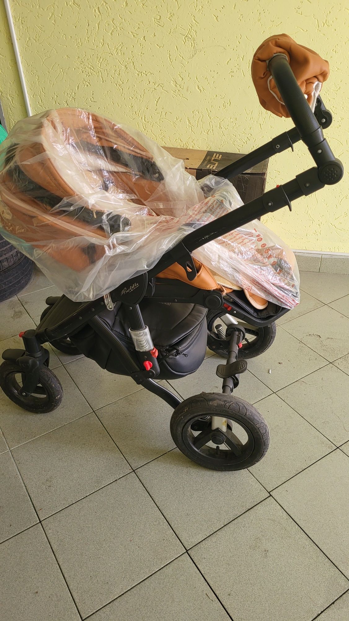 Коляска Adamex Barletta carbon, дитячий візок Adamex