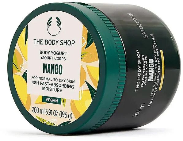 The Body Shop Mango Vegan Body Yogurt.