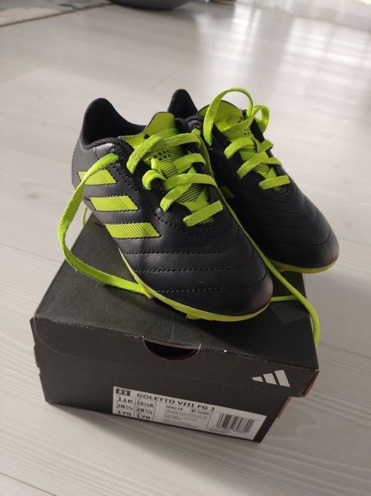 Buty korki, Adidas, 5-7 lat, 28.5 rozmiar, piłka nożna, raz ubrane