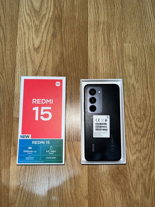 Новий Xiaomi Redmi 15 16/256 Глобальна Версія Чорний