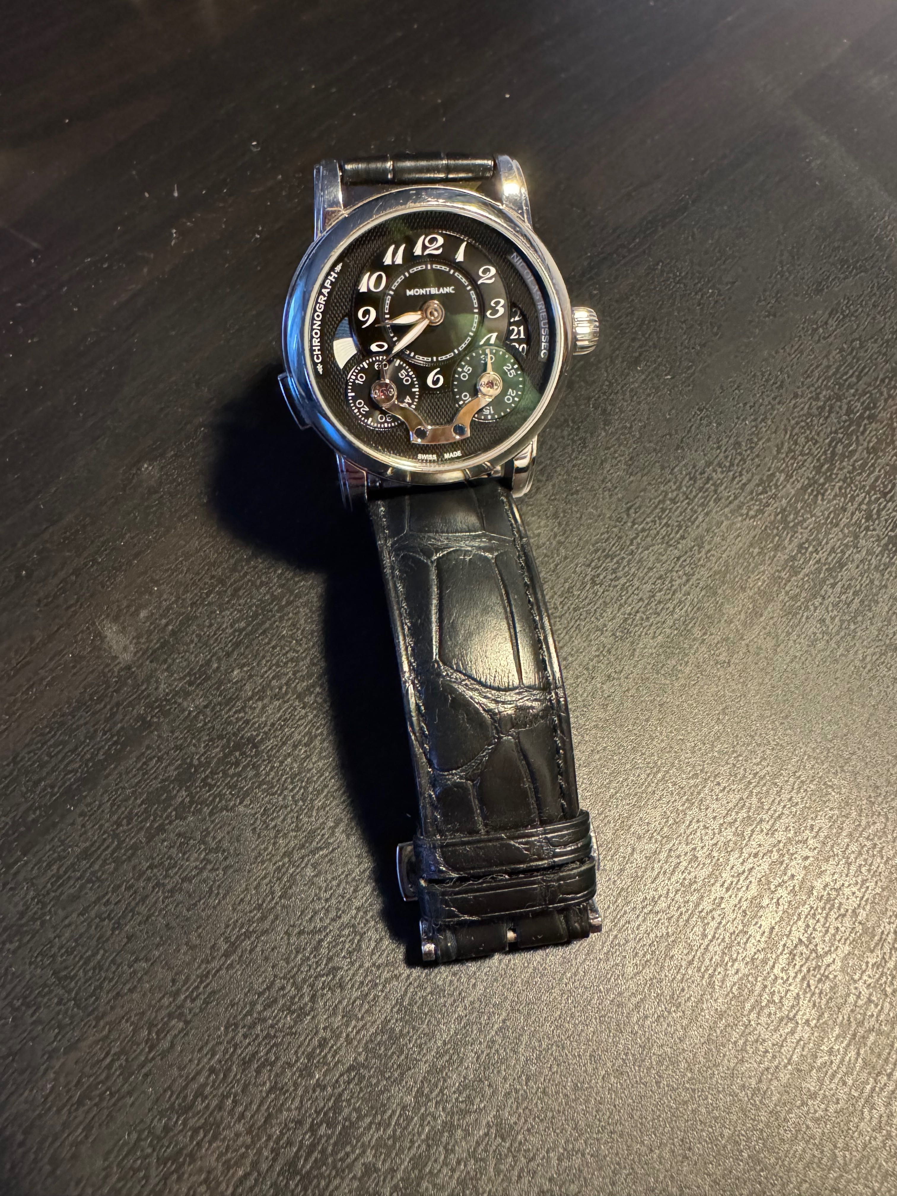 Zegarek Montblanc Nicolas Rieussec Chronograph - automatyczny oryginał