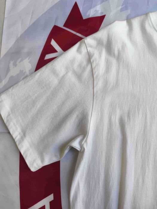 Stussy Męska Biała Koszulka z Nadrukiem L