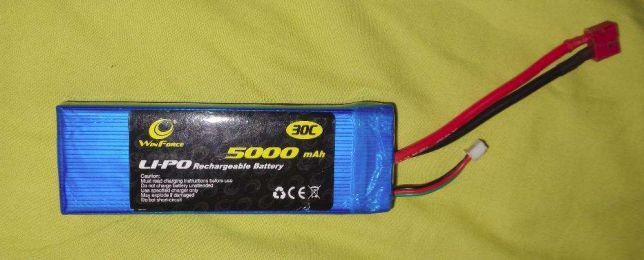 1 bateria "Win Force" LiPo - 7.4v - 5000 mAh - 30C - NOVA