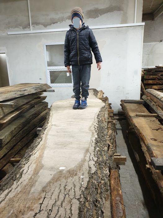 Stół drewniany dębowy lite drewno blat monolit kuchnia łazienka dąb