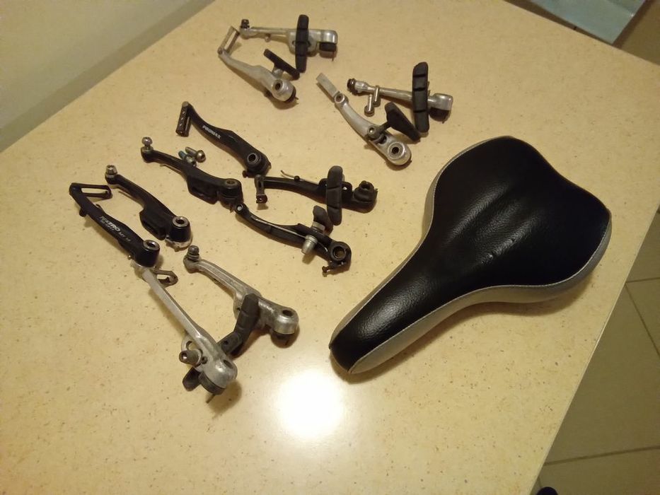 Kierownica klamki Korba siodełko opona hamulce V brake