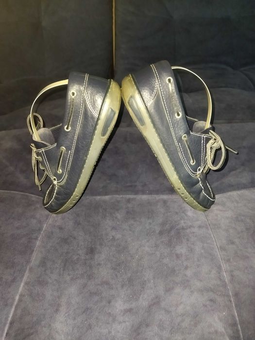 Мокасини  сліпери туфлі  Clarks Bratton Boat  р.40  темно-сині