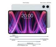 Планшет і чохол Teclast T60 Plus Global 2SIM 90Hz 2K Display 16/128GB