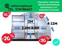 Szklarnia PREMIUM 3x4,3x6,3x8,3x10..poliwęglan4/6mmMOCNA! GRATIS