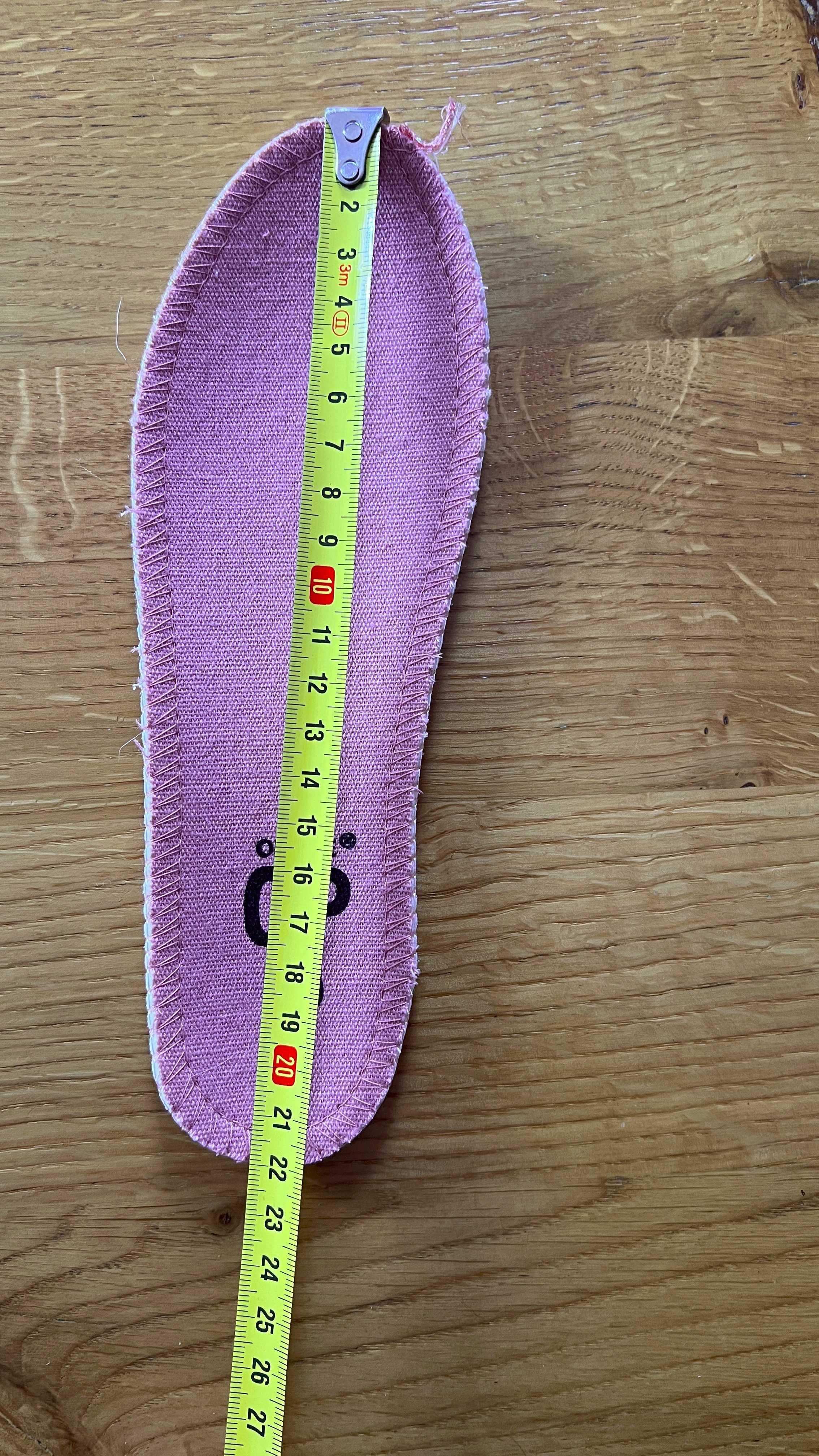 Buty Trampki Espadryle Różowe Gwiazdki Rozm. 37 (22 cm)