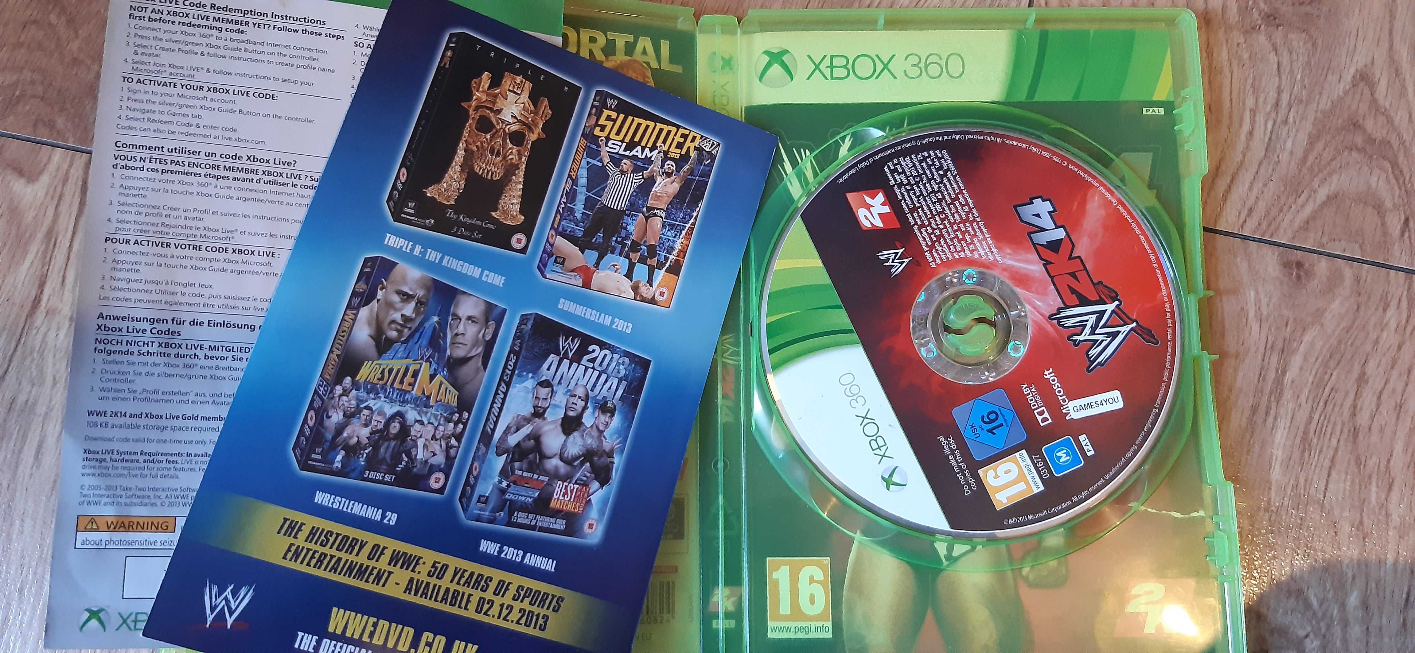 WWE W2K14 wrestling XBOX 360