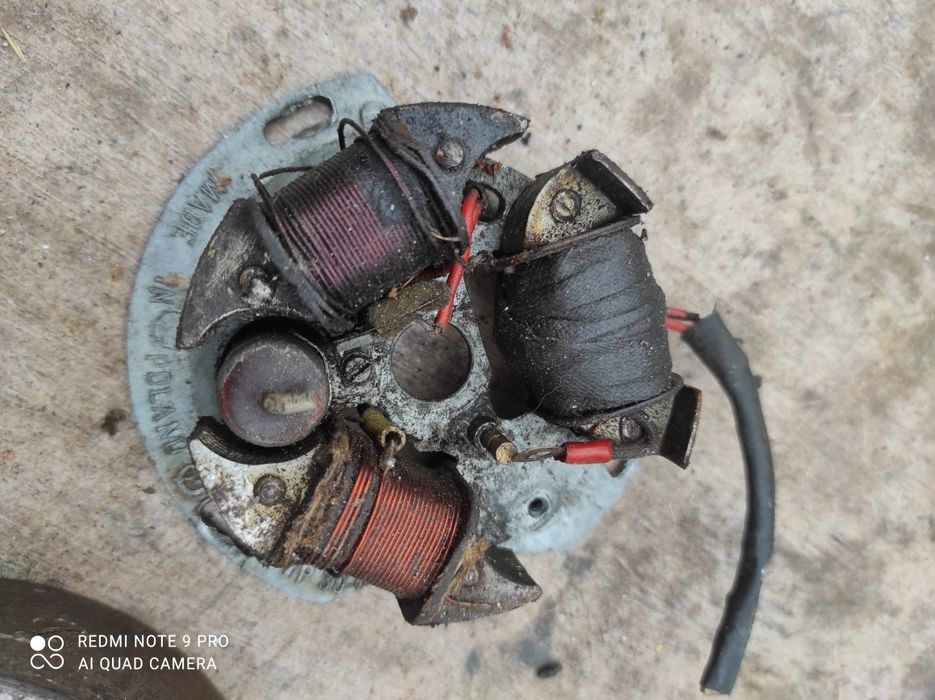 Zapłon iskrownik Magneto Romet Komar sztywniak z 1961r oryginał 15.238