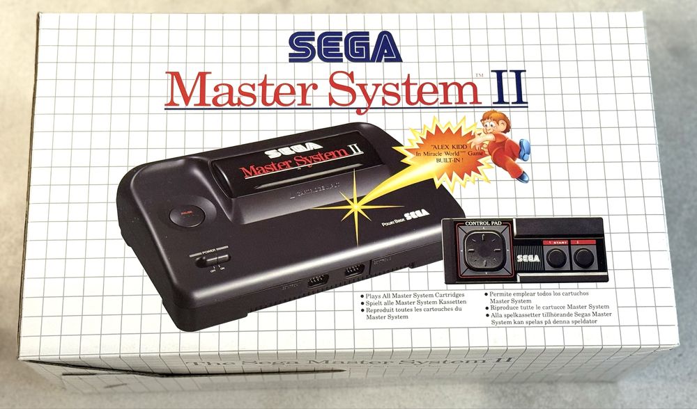 Sega Master System II Plus Light Phaser Operation Wolf Box