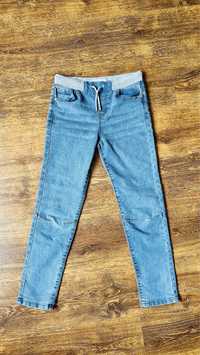 Детские джинсы на резинке для девочки 11-12 лет 152 см