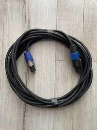 Profesionalny kabel głośnikowy Speakon 2x2.5 mm z wtykami Neutrik 9m