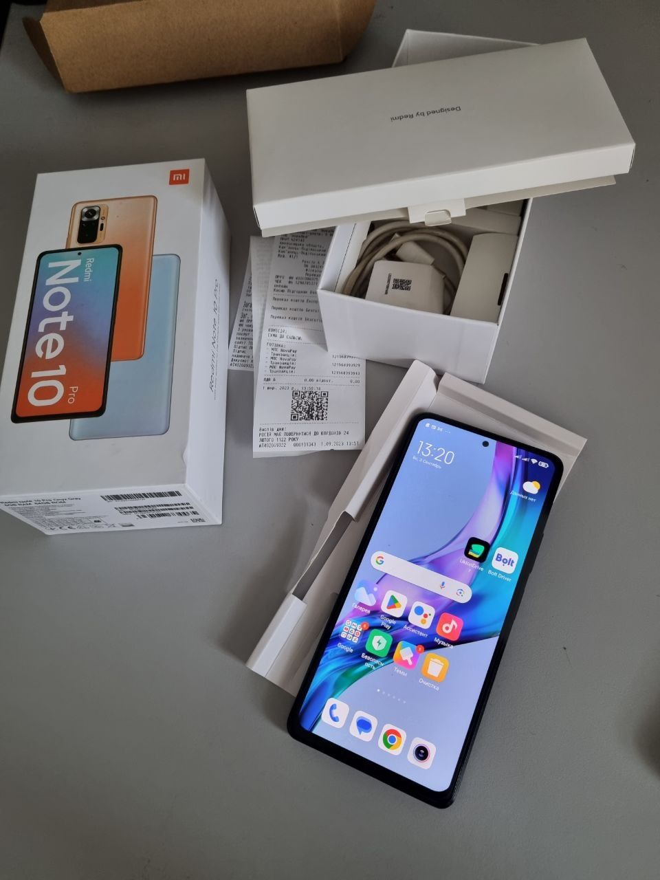 Супер Xiaomi Redmi Note 10 Onyx Gray NFC 128 gb, Snapdragon 678 Amoled