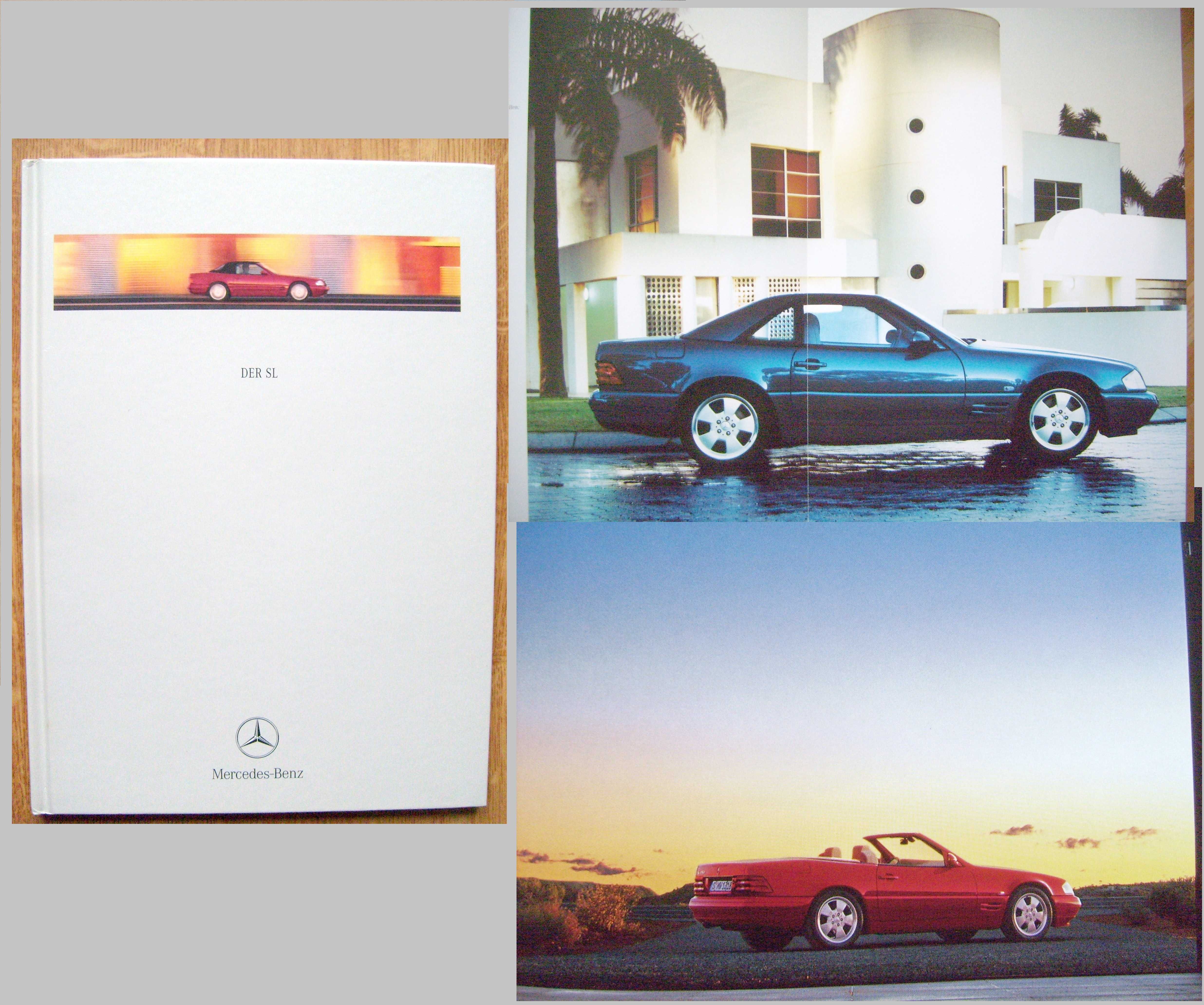 Mercedes SL R129 / 1999 * prospekt 70 stron HardCover *WYPRZEDAŻ !