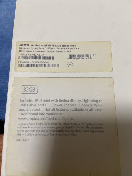 Ipad mini 2 на запчасті чи ремонт