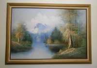 Grande quadro ORIGINAL do FAMOSO pintor Samuel George Enderby.